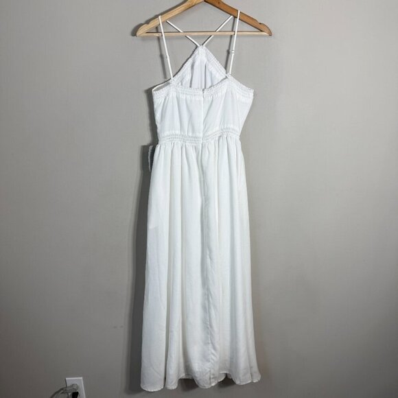 Petal + Pup Madi Maxi Dress Womens Small White Sleeveless Cut Out Flowy Boho NWT - Picture 10 of 15